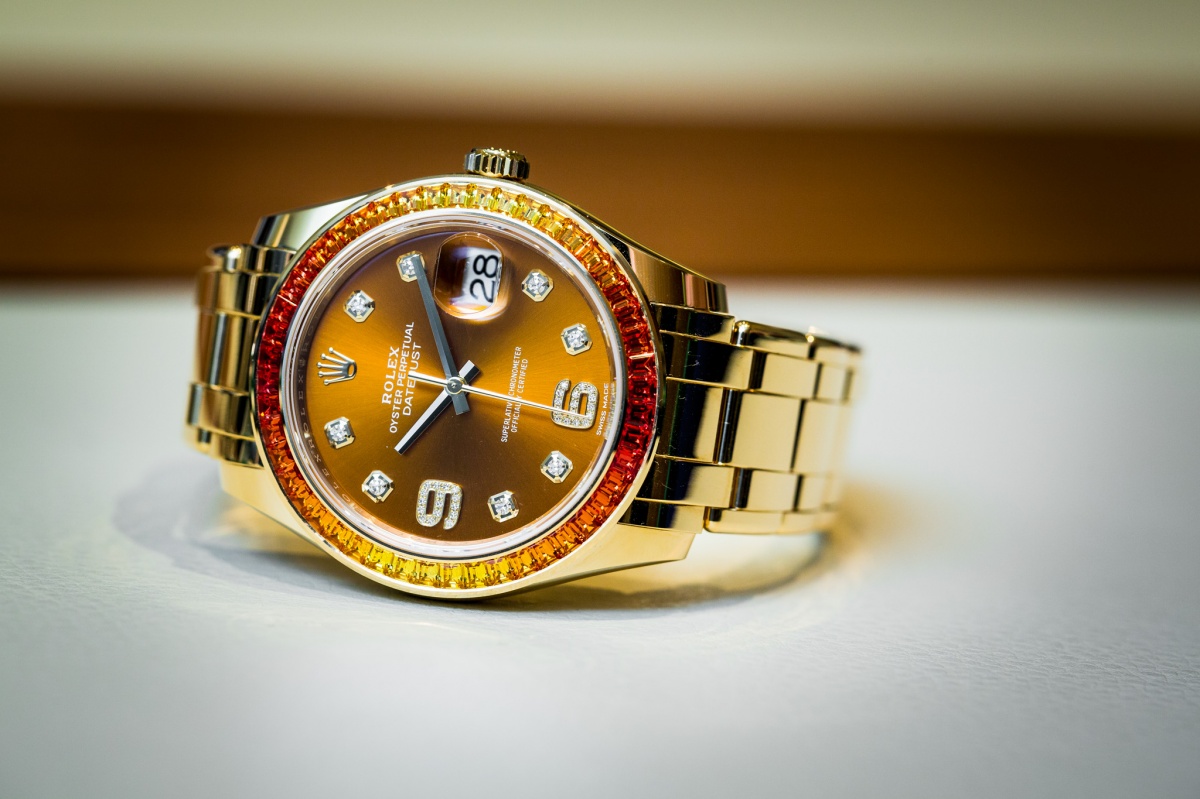 Rolex Datejust Pearlmaster 39 Watch baselworld 2015 orange