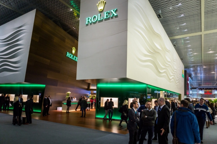 Rolex: The bigger, the better. If that's true, Rolex is once again the best at Baselworld when it comes to the booth competition
