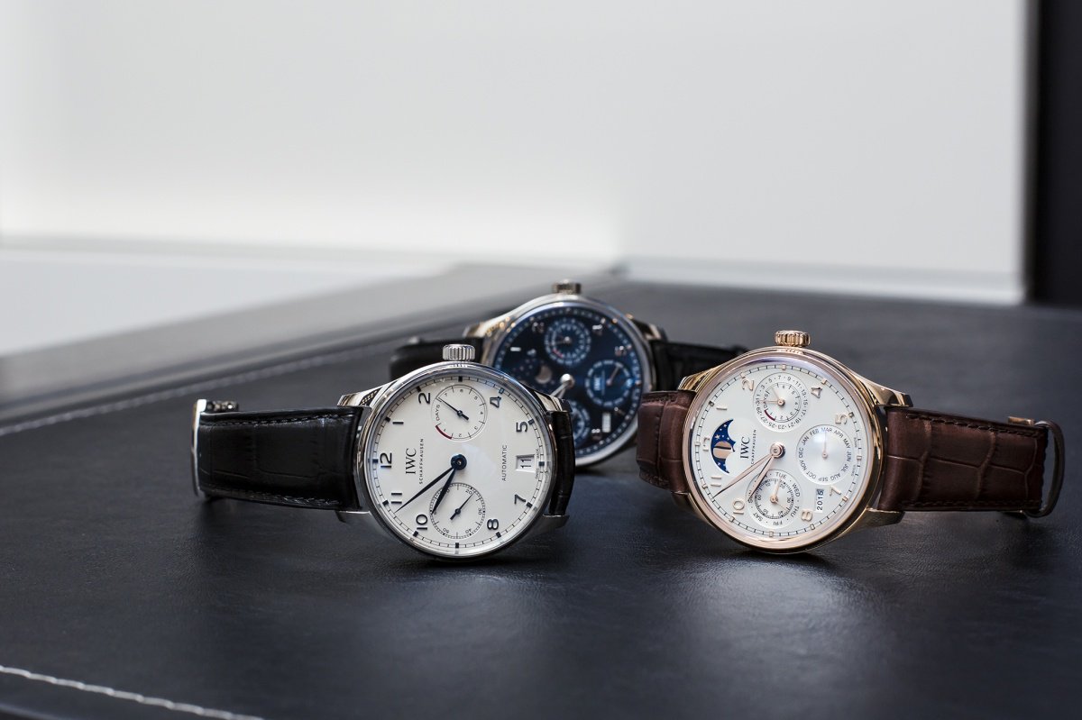IWC Portugieser Collection SIHH 2015 Harrods Exhibition April 2015