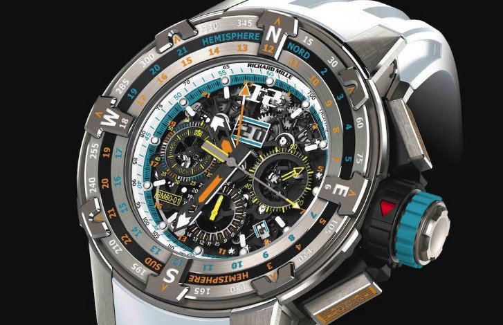 Richard Mille poses in Bal Harbour boutique