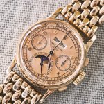 Patek Philippe Ref 1518 Watch pink gold Phillips Auction One