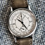 Patek Philippe Ref 130 The Doctor's Single Button Chronograph Watch Phillips Auction One Face