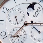 Hèrmes Slim D’Hèrmes Perpetual Calendar Watch Baselworld 2015 dial