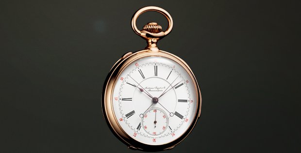 Sold in 1890. Split second chronograph pocket watch