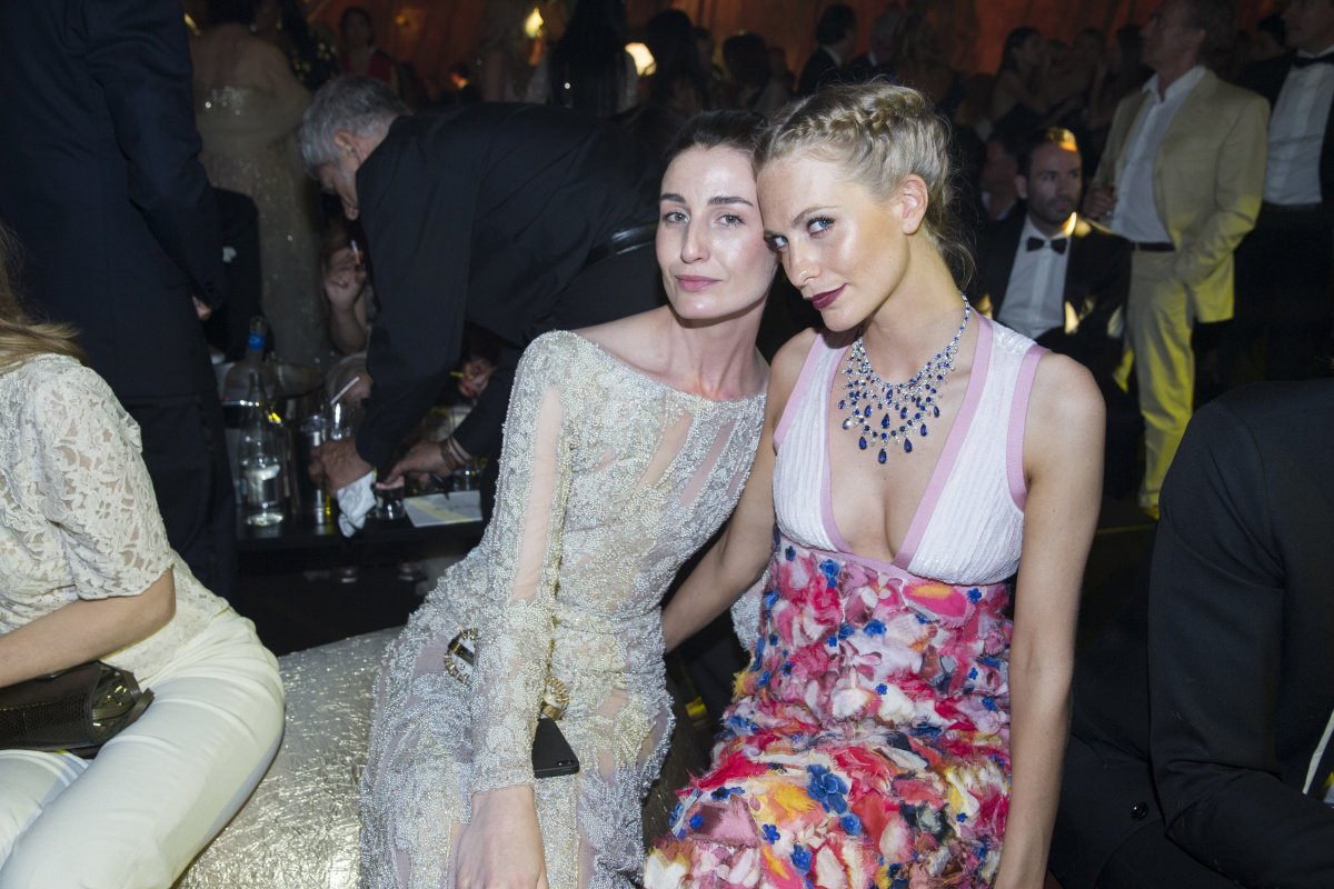 Erin O'Connor and Poppy Delevingne in Chopard