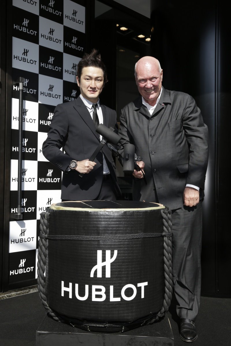 Hublot Boutique Osaka Opening Ceremony With Kagami Biraki Shido Nakamura and jean claude biver