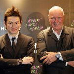 Hublot Boutique Osaka Opening Ceremony With Shido Nakamura And Jean Claude Biver 2015