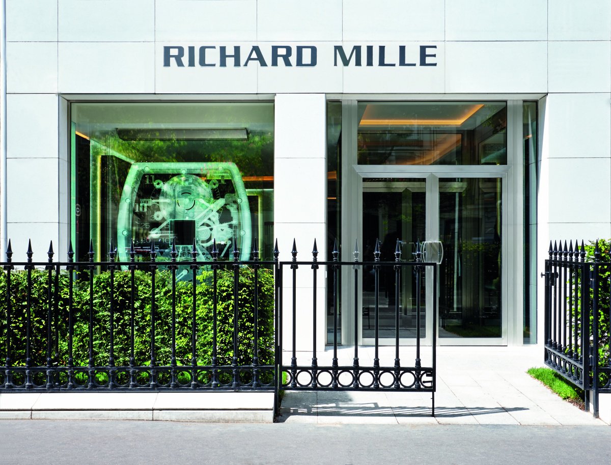 Richard Mille boutique on Avenue Matignon in Paris