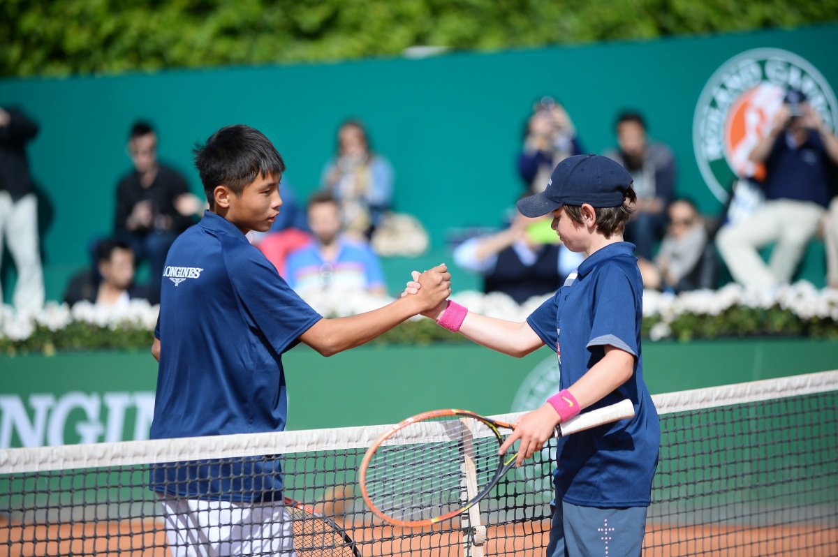 Longines Future Tennis Aces 2015 Final Handshake