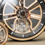 Fabergé Visionnaire I tourbillon watch in rose gold baselworld 2015 close up