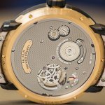 Fabergé Visionnaire I tourbillon watch in rose gold baselworld 2015 back