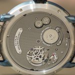 Fabergé Visionnaire I tourbillon watch in platinum baselworld 2015 back