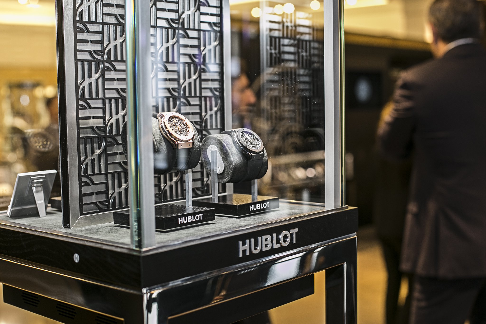 Hublot Fluorescent Fusion Exhibition at Harrods Big Bang watches 2015