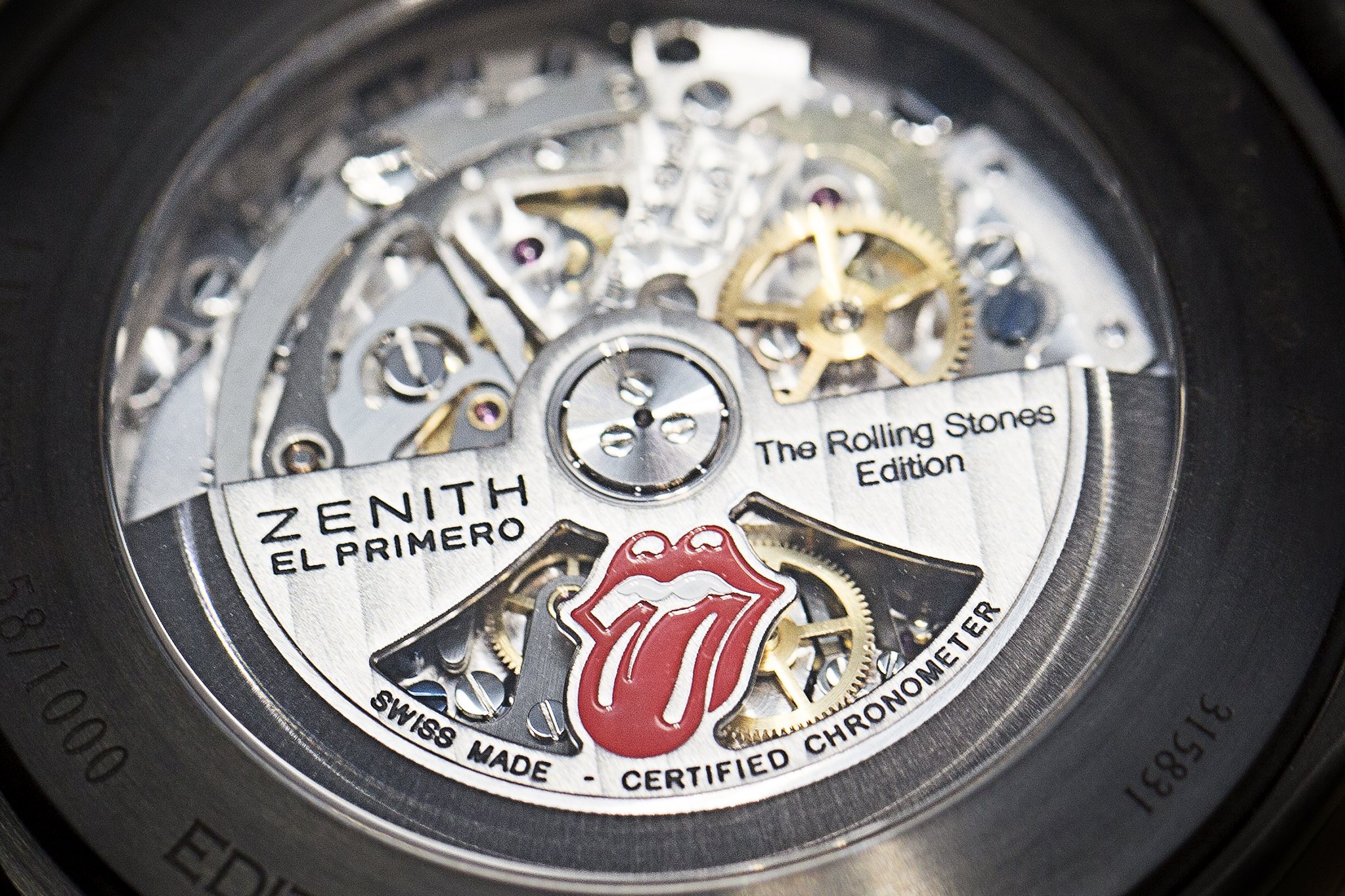 Zenith El Primero Chronomaster 1969 Tribute To The Rolling Stones Watch 2015 Movement