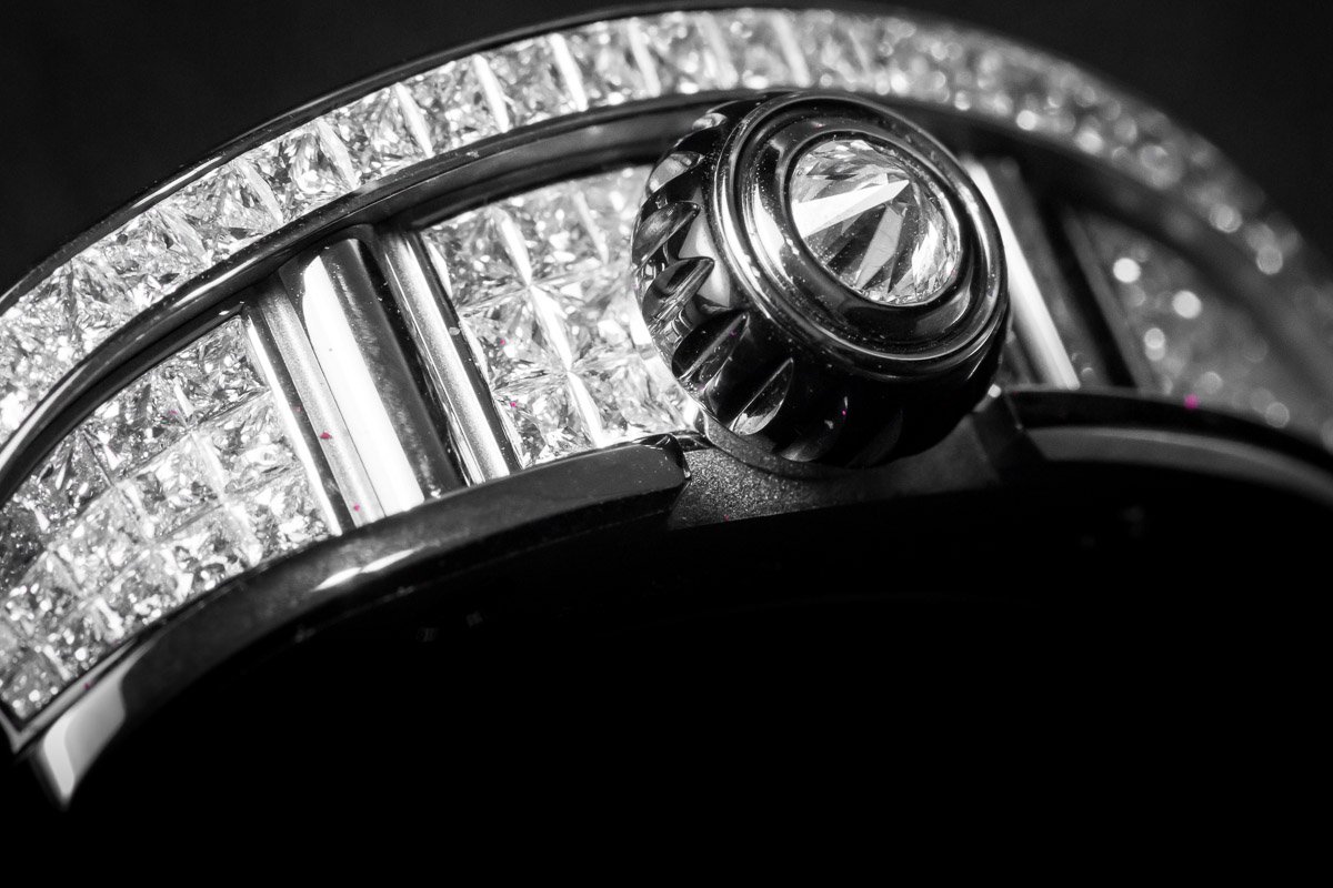 Richard Mille RM 51-02 Tourbillon Diamond Twister Watch 2015 Collection Ladies Crown
