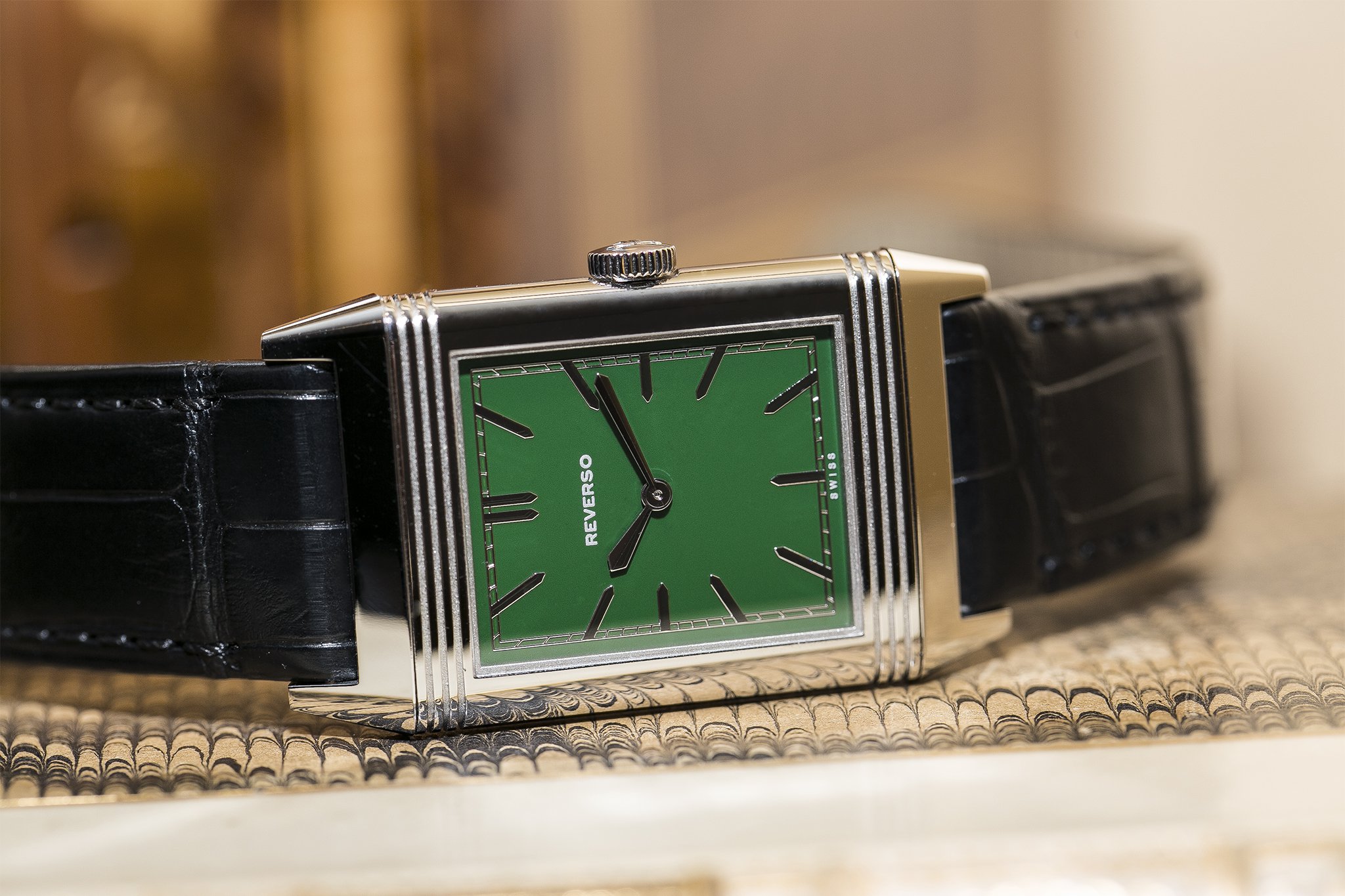 Jaeger-LeCoultre Green Grande Reverso Ultra Thin 1931 Watch For London