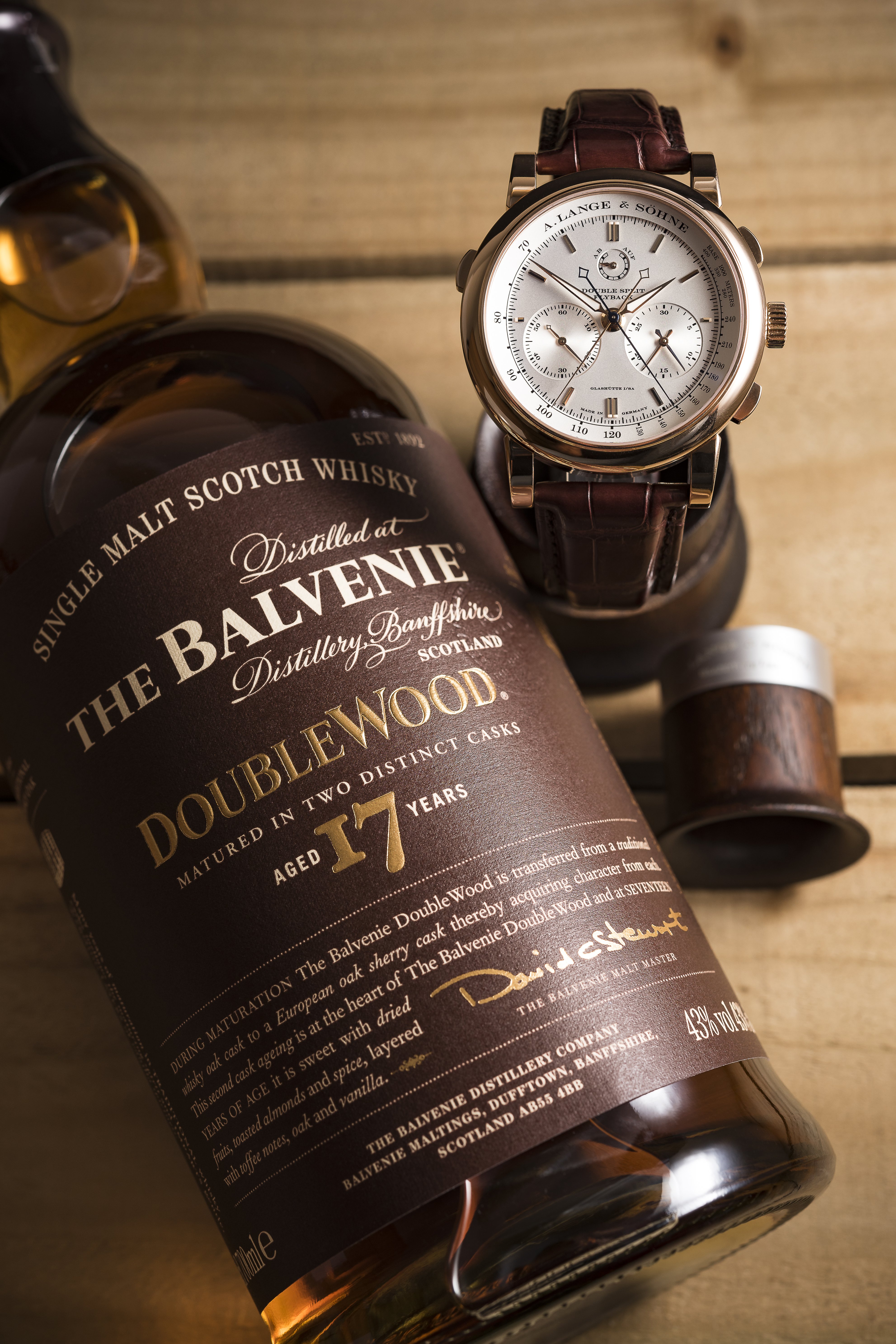 Watches And Whisky Balvenie Whisky and A. Lange & Söhne Watch