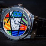 Hublot Classic Fusion Enamel Britto Watch in platinum