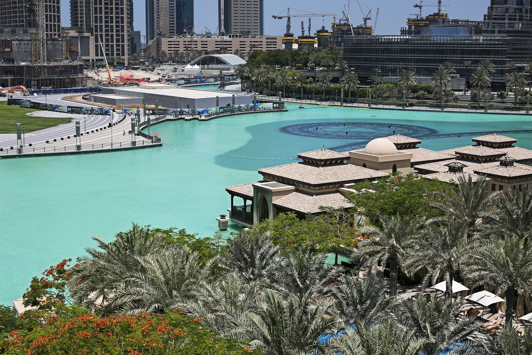 Palace Downtown Dubai Pool View 2015