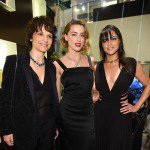 Juliette Binoche, Amber Heard and Michelle Rodriguez attend Bulgari Haute Couture Cocktail Party