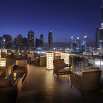 The Address Downtown Dubai Hotel Cigar Lounge Terrace
