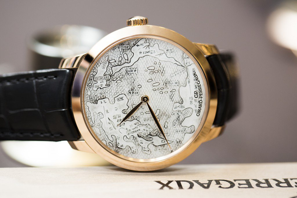 Girard-Perregaux 1966 Chambers of Wonders Collection Terrestrial Map