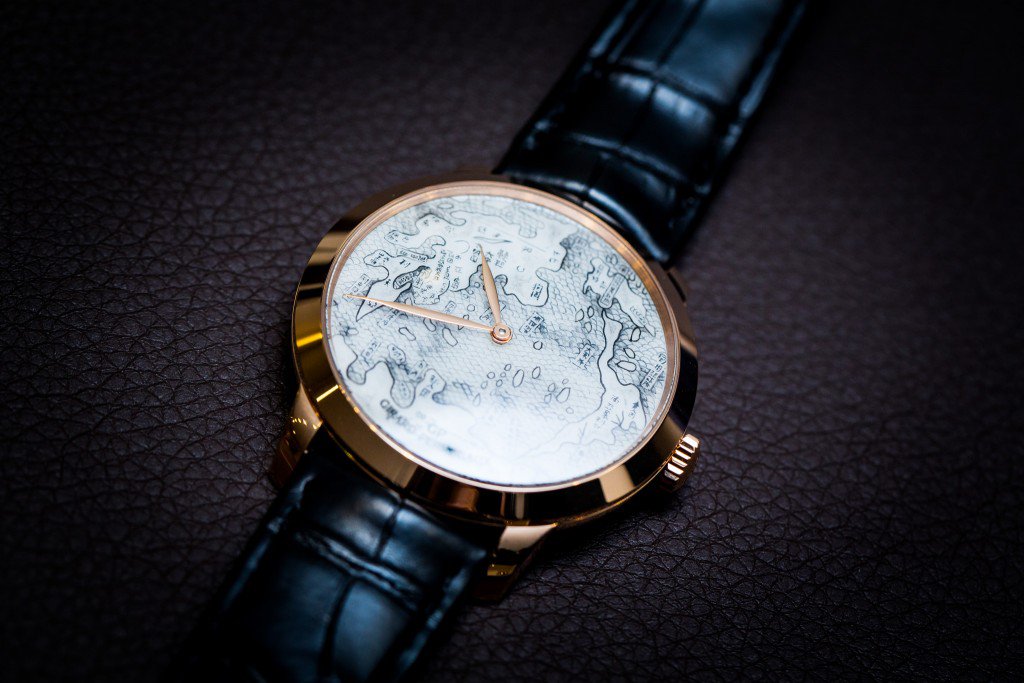 Girard-Perregaux Chamber Of Wonders Collection Baselworld 2015 Terrestrial Map