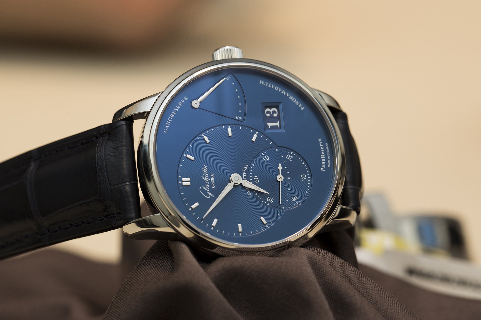 Glashütte Original PanoReserve Blue Watch 2015
