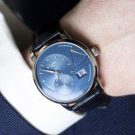 Glashütte Original PanoReserve Blue Watch 2015 Wrist