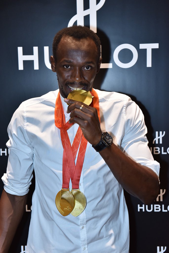 Usain Bolt Hublot London Boutique