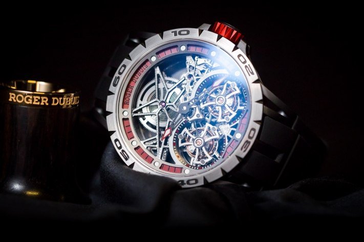 <strong>Roger Dubuis Excalibur Spider Skeleton Double Flying Tourbillon</strong>