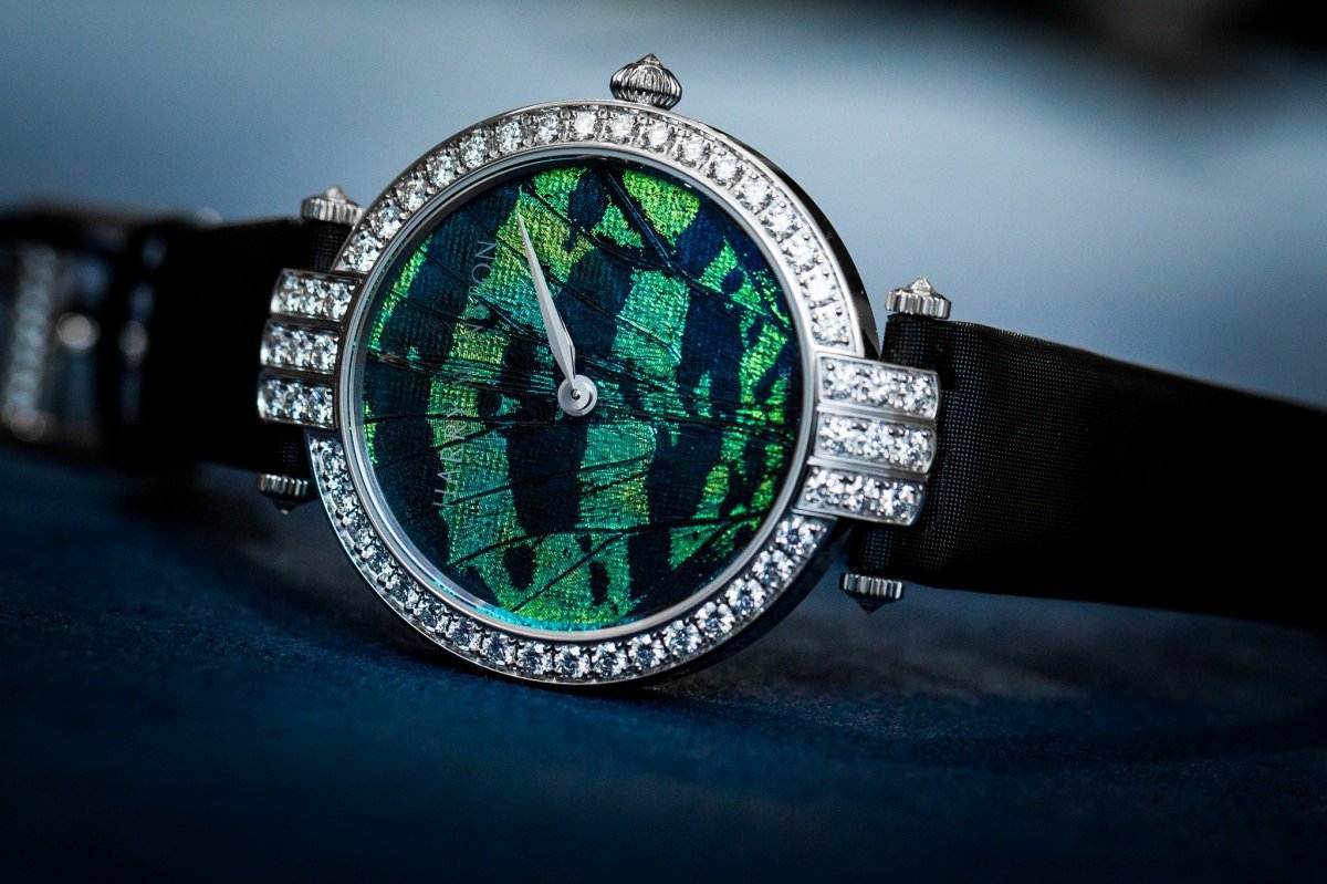 Harry Winston Premier Prec`ious Butterfly Automatic 36mm Watch Baselworld 2015
