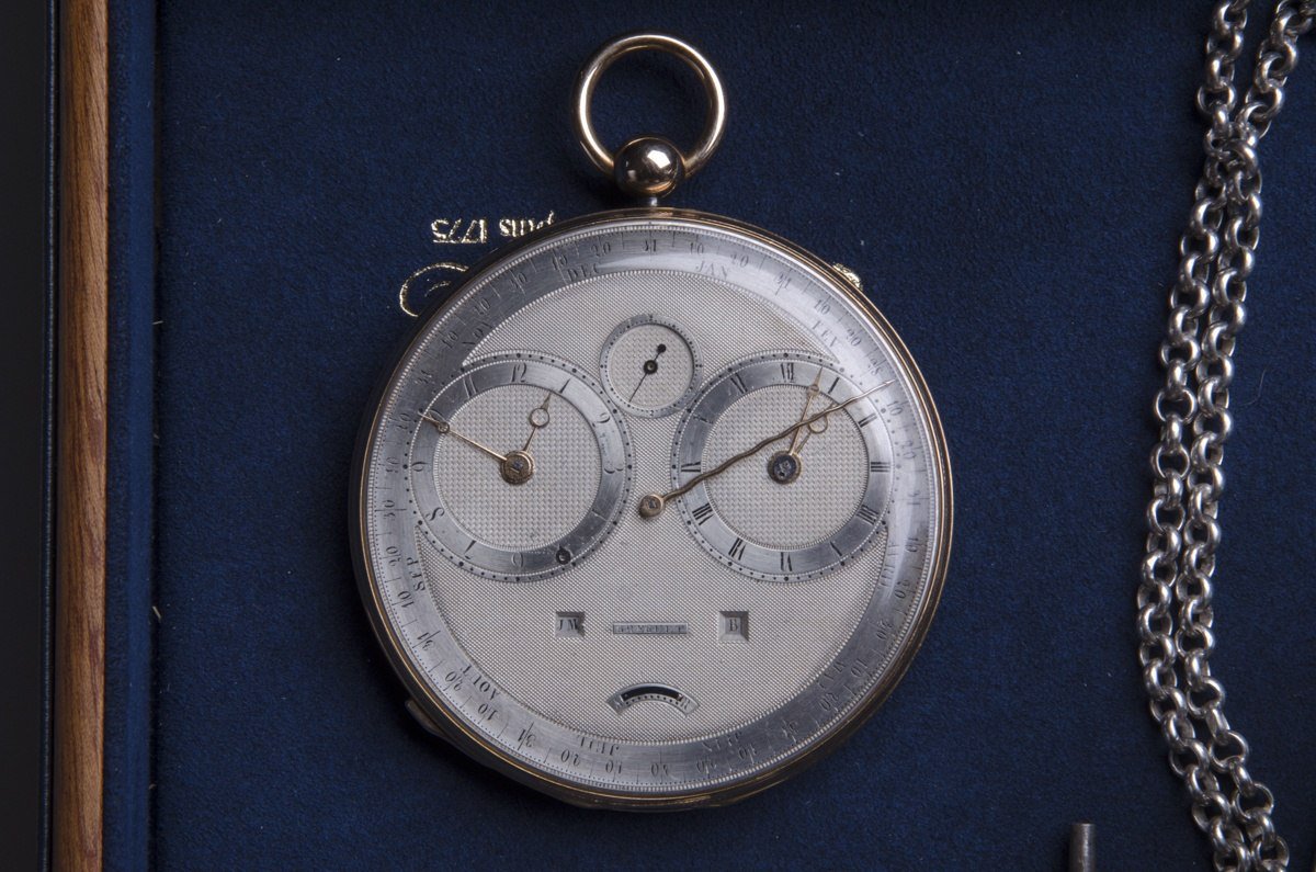 Breguet N°4111, a thin flat equation-of-time and repeater watch. 