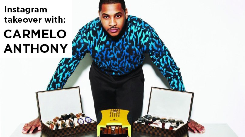 Carmelo Anthony Haute Time Instagram TakeOver