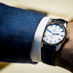 Omega Globemaster 2015 Blue Watch Baselworld Wrist