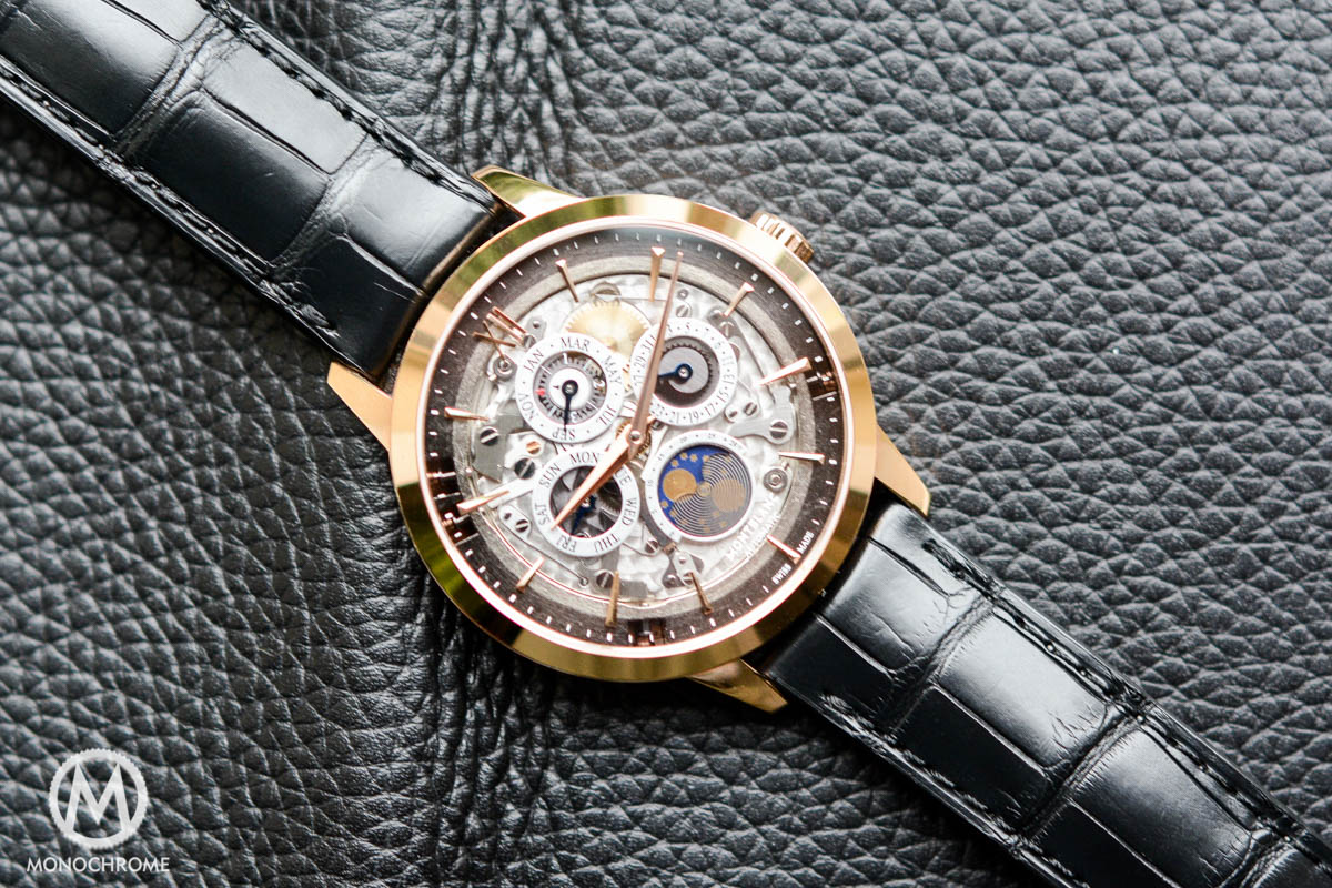 Montblanc Heritage Spirit Perpetual Calendar with Sapphire Dial full view