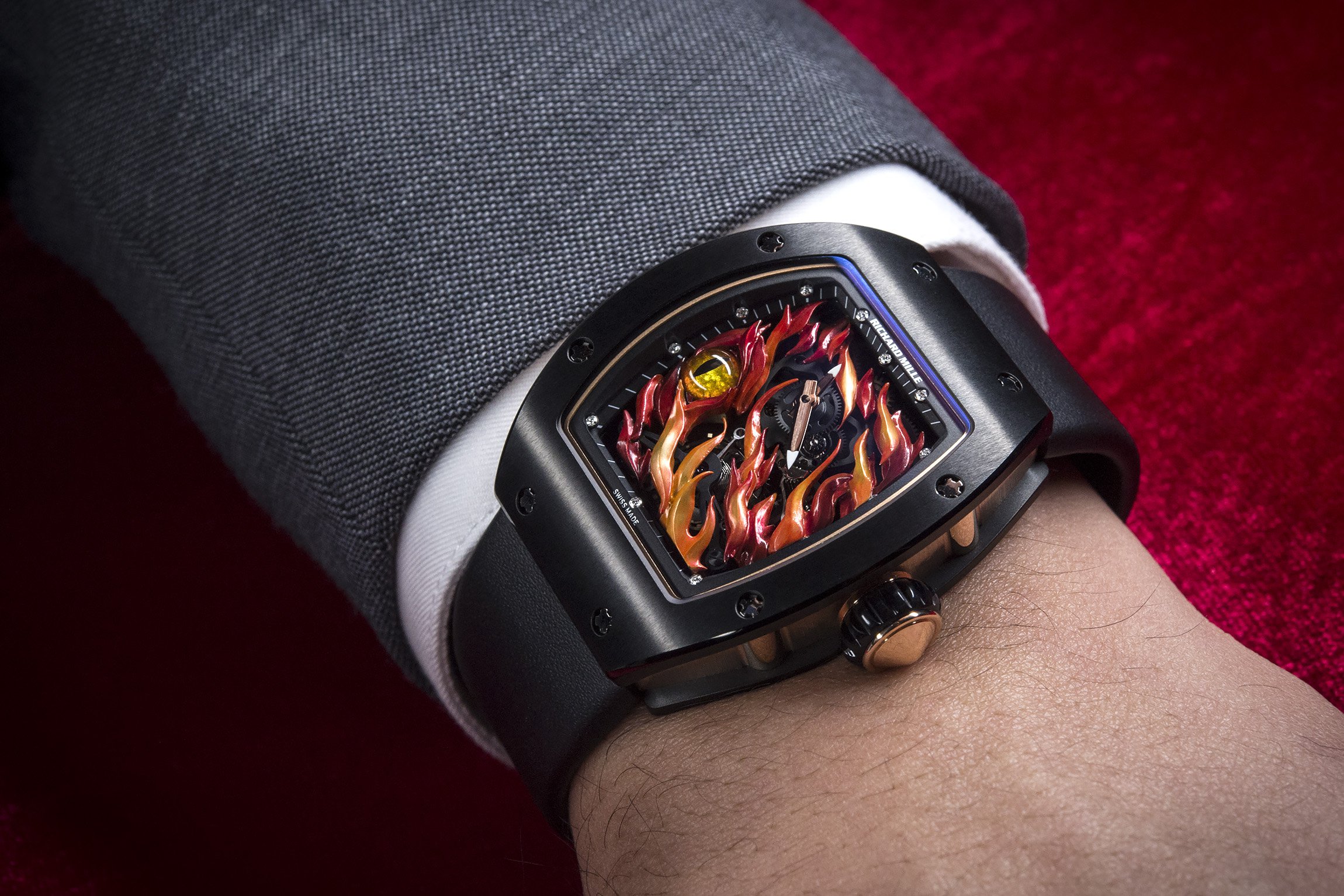 Richard Mille Evil Eye RM 26-02 Tourbillon Watch Watches And Wonders 2015 Wrist