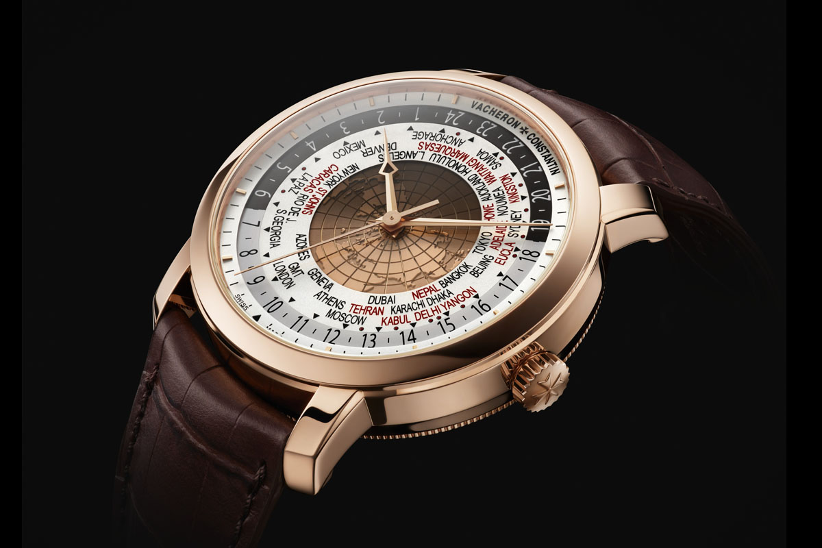 Vacheron Constantin Traditionnelle World Time 2015 Edition Pink Gold full