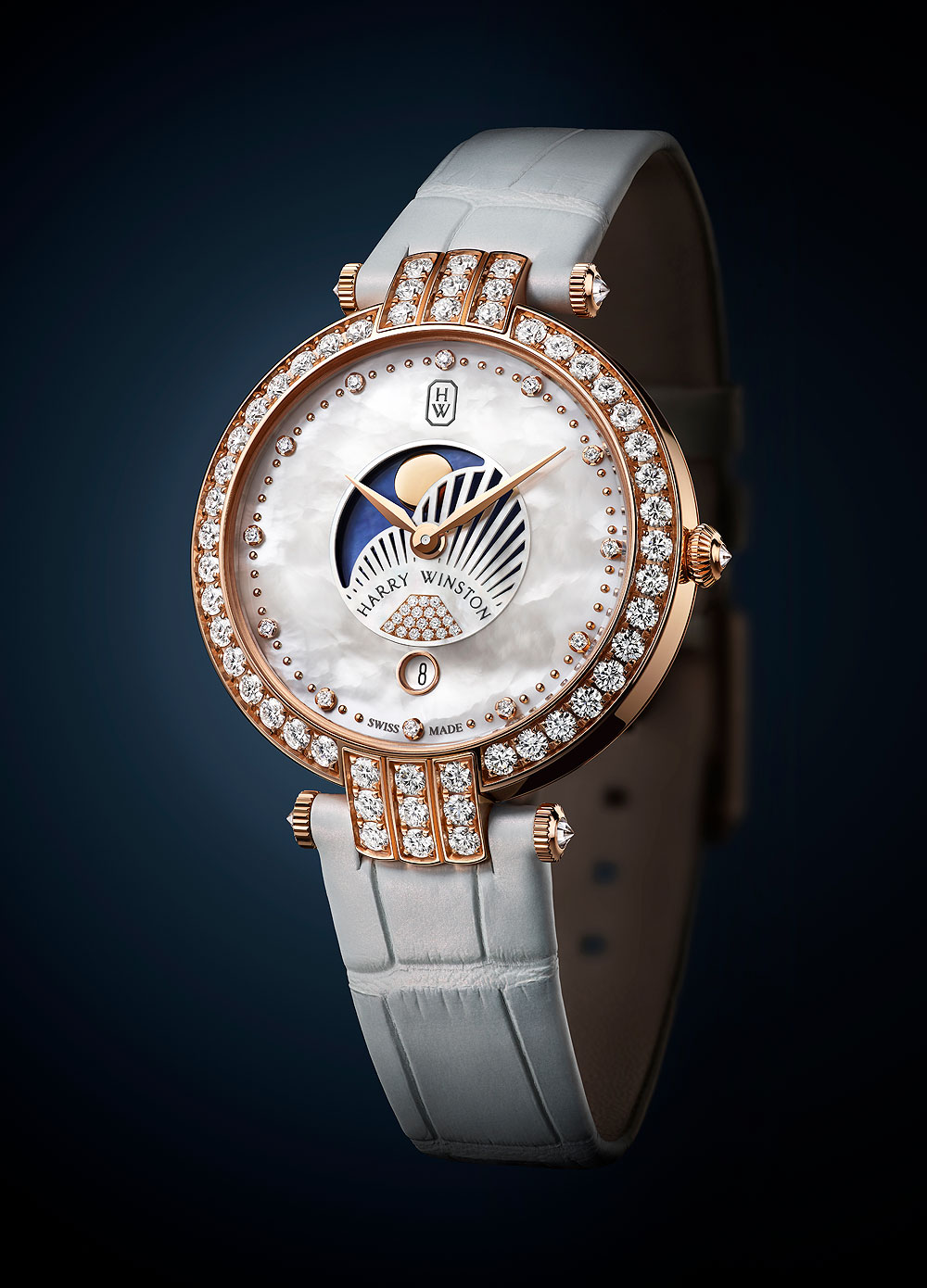 Harry Winston Premier Moon Phase 36mm - soldier