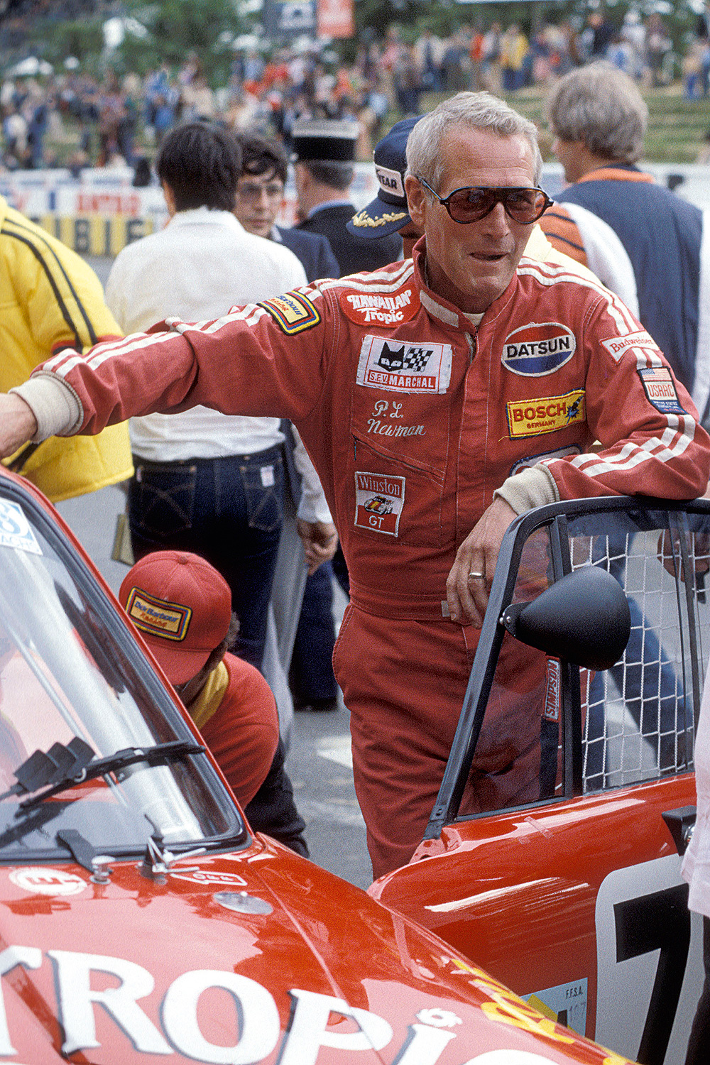 Paul Newman wearing Rolex Daytona