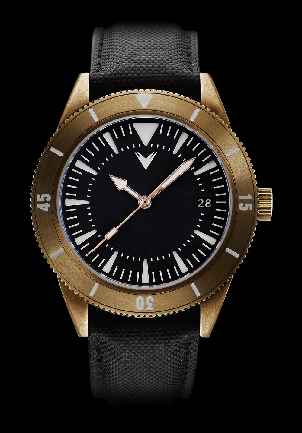 Ventus Mori Brass Diver Watch Watch Releases 