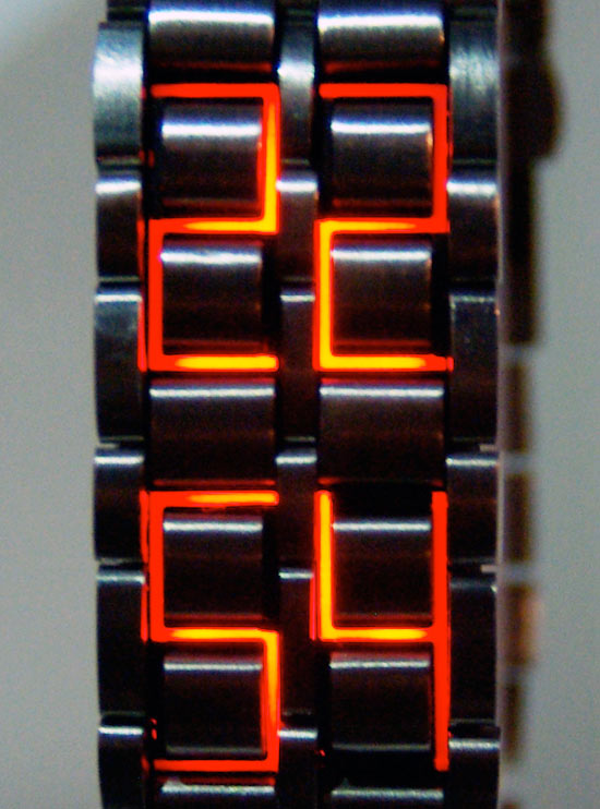 Awesome Bracelet Integrated LED Concept Watch From Hiranao Tsuboi Of 100% Design Firm Watch Releases 