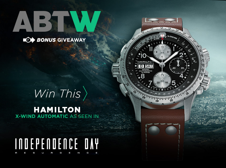 Winner Announced: Hamilton Khaki X-Wind Auto Chrono Watch Giveaway Giveaways 