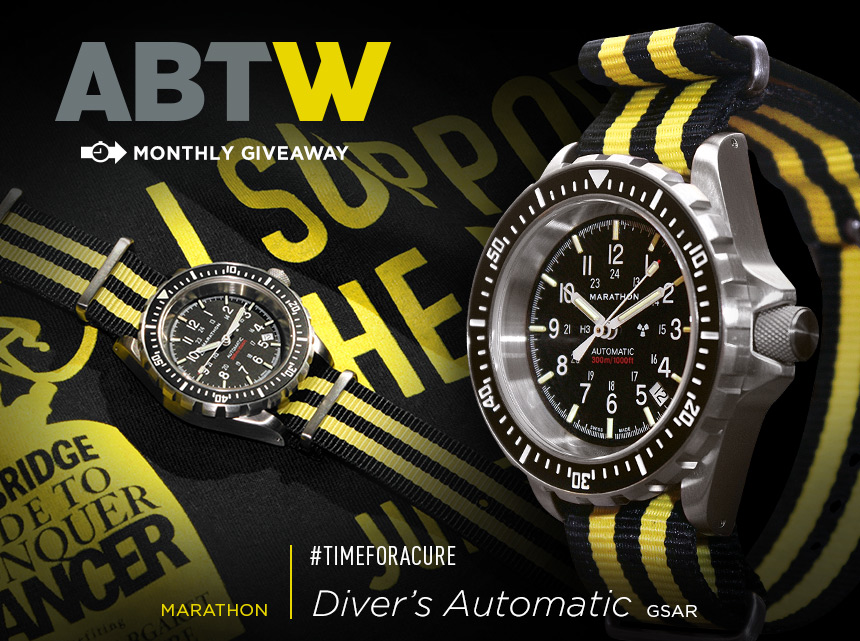 WATCH GIVEAWAY: Marathon Diver's Automatic GSAR Giveaways 
