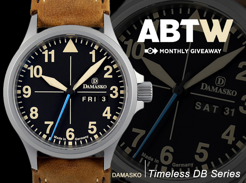 LAST CHANCE: Damasko Timeless DB1 Limited Edition Watch Giveaway Giveaways 