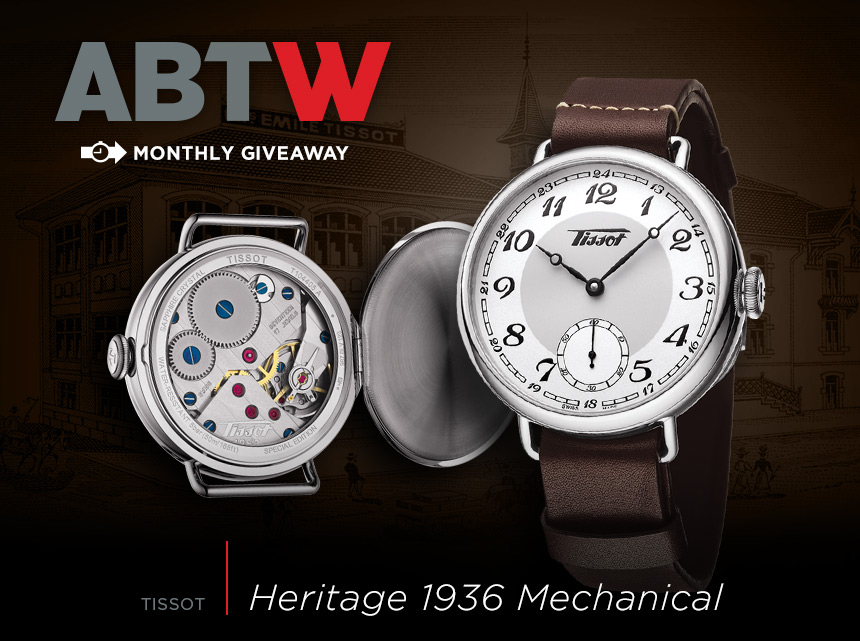 LAST CHANCE: Tissot Heritage 1936 Mechanical Watch Giveaway Giveaways 