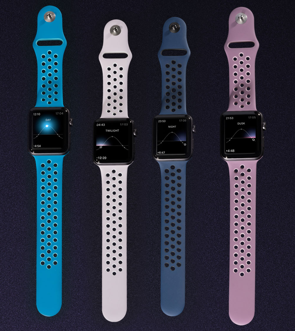 Apple Watch Nike+ Sport Bands 'Day To Night' Colors Watch Releases 