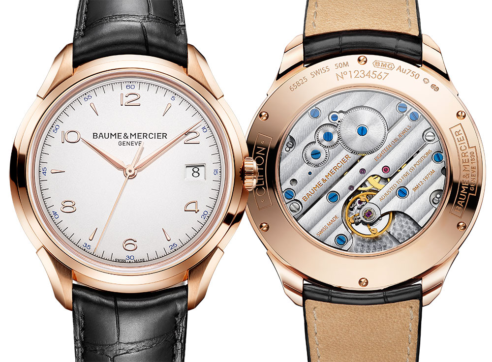 Baume & Mercier Clifton Manual 1830 Watch Watch Releases 
