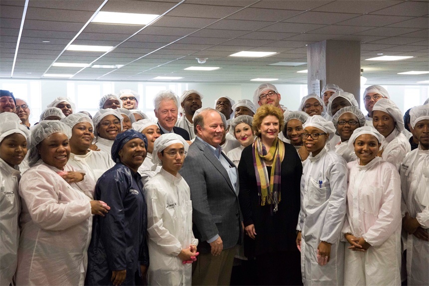President Bill Clinton Visits Detroit-Based Shinola Watch Industry News 
