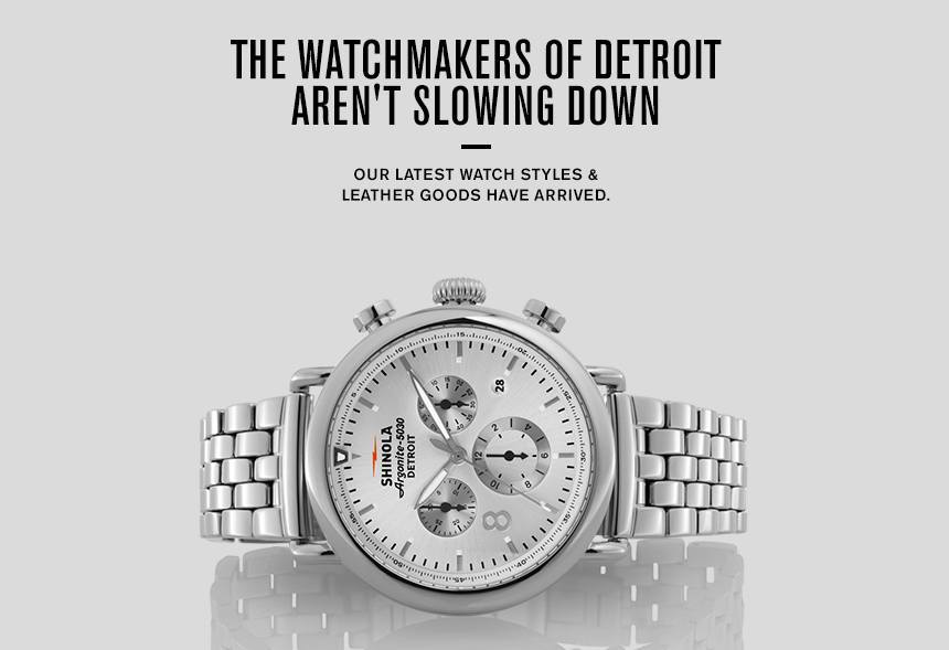 President Bill Clinton Visits Detroit-Based Shinola Watch Industry News 